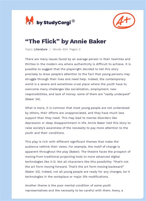 Full Download The Flick Annie Baker Script Free 
