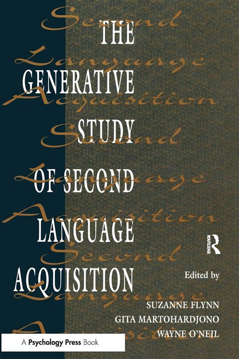 Read The Generative Study Of Second Language Acquisition 