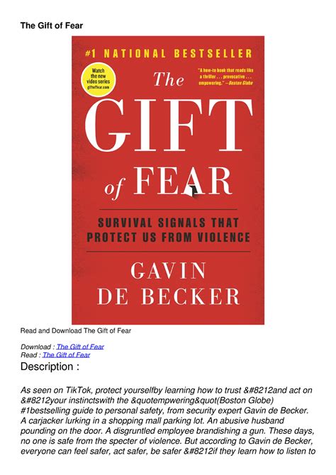 Read Online The Gift Of Fear Pdf Download 