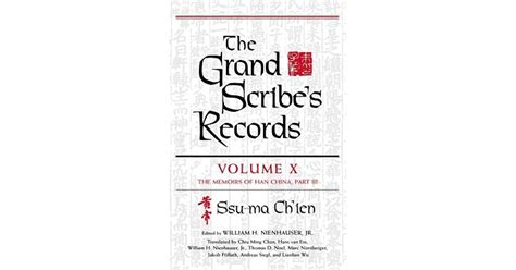 Full Download The Grand Scribes Records Volume X Volume X The Memoirs Of Han China Part Iii 10 