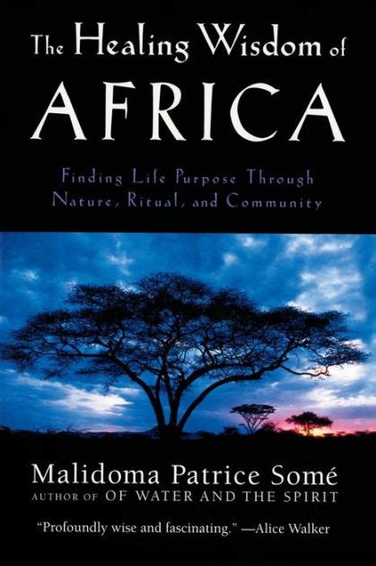 Read The Healing Wisdom Of Africa Finding Life Purpose Through Nature Ritual And Community Malidoma Patrice Some 