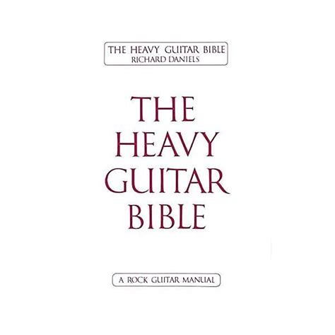 Read Online The Heavy Guitar Bible Instruction 