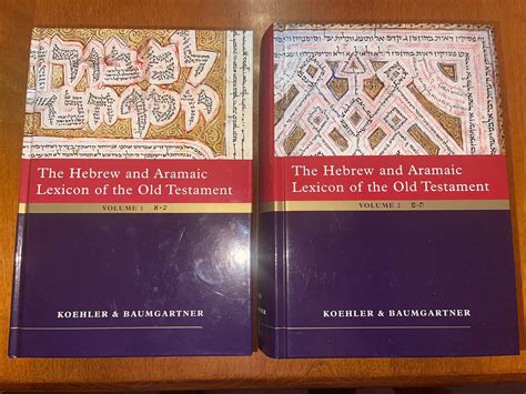 Full Download The Hebrew And Aramaic Lexicon Of The Old Testament 2 Volume Set 