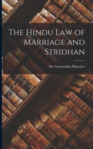 Download The Hindu Law Of Marriage And Stridhan 