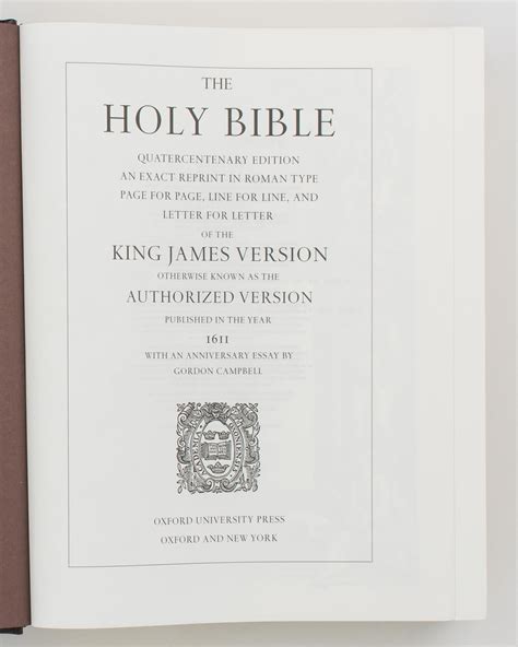 Full Download The Holy Bible King James Version Quatercentenary Edition 