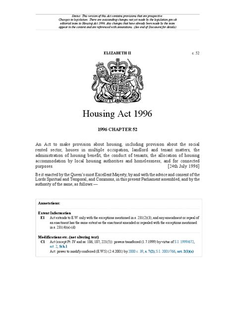 Full Download The Housing Act 1996 A Practitioners Guide 