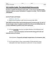 Download The Industrialized Democracies Note Taking Study Guide Answers 