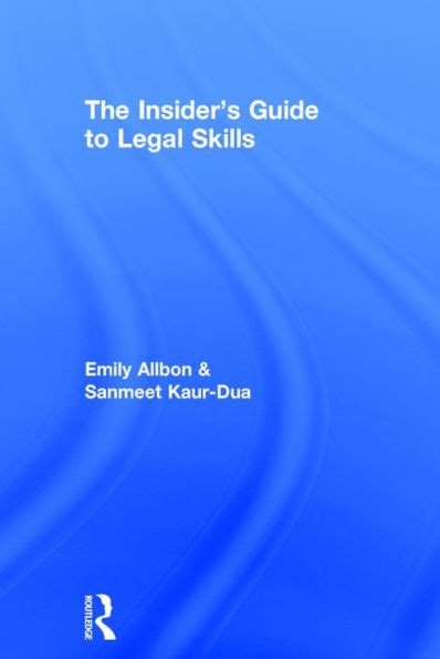Download The Insider S Guide To Legal Skills 