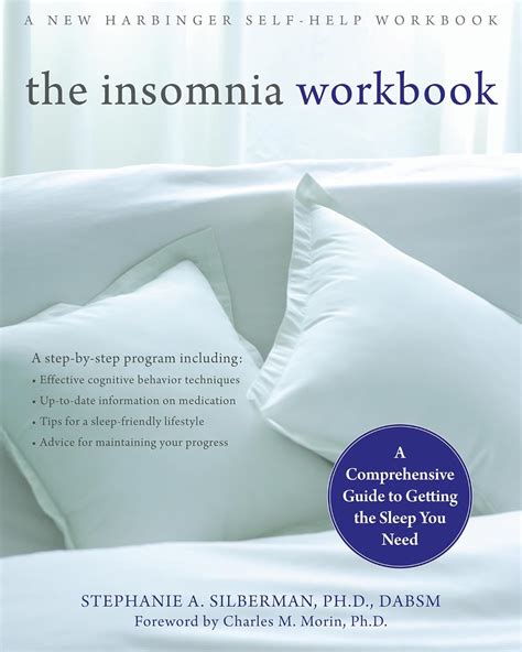 Full Download The Insomnia Workbook A Comprehensive Guide To Getting The Sleep You Need 