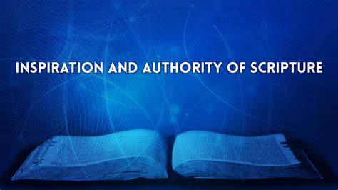 Full Download The Inspiration And Authority Of Scripture 