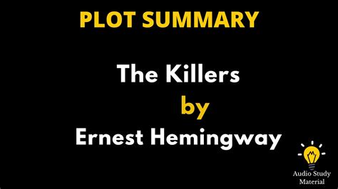 Download The Killers Ernest Hemingway Summary 