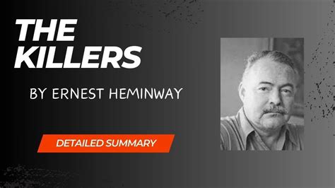 Download The Killers Ernest Hemingway Summary 