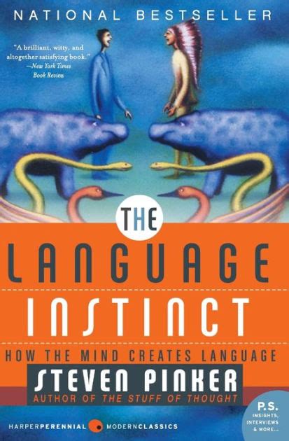 Read Online The Language Instinct How Mind Creates Steven Pinker 