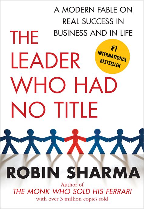 Read Online The Leader Who Had No Title Robin Sharma Pdf 