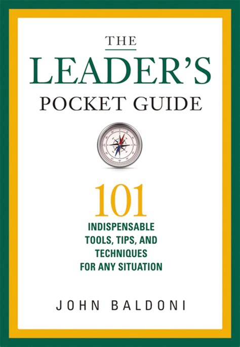 Full Download The Leaders Pocket Guide 101 Indispensable Tools Tips And Techniques For Any Situation 