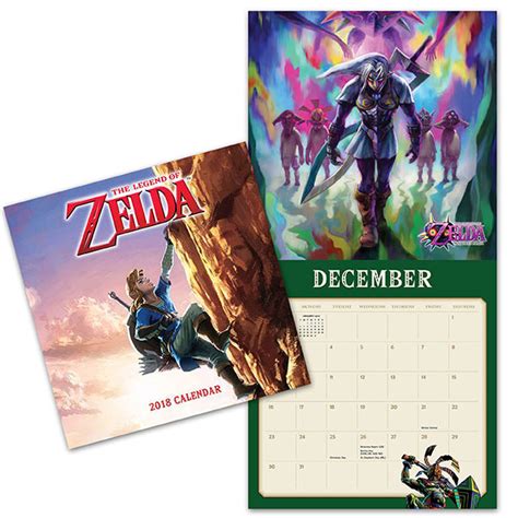 Read The Legend Of Zelda 2018 Wall Calendar 