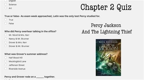 Read The Lightning Thief Questions And Answers 