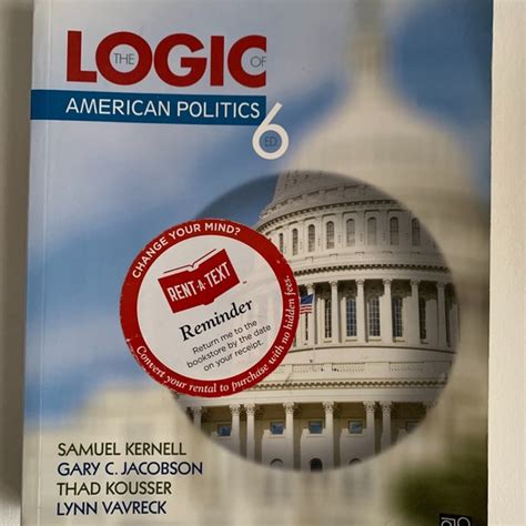 Full Download The Logic Of American Politics 6Th Edition 