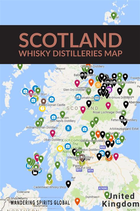 Full Download The Malt Whisky Map Of Scotland And Northern Ireland Folded Map 