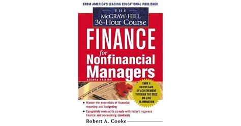 Full Download The Mcgraw Hill 36 Hour Course Finance For Non Financial Managers 3 E Mcgraw Hill 36 Hour Courses 