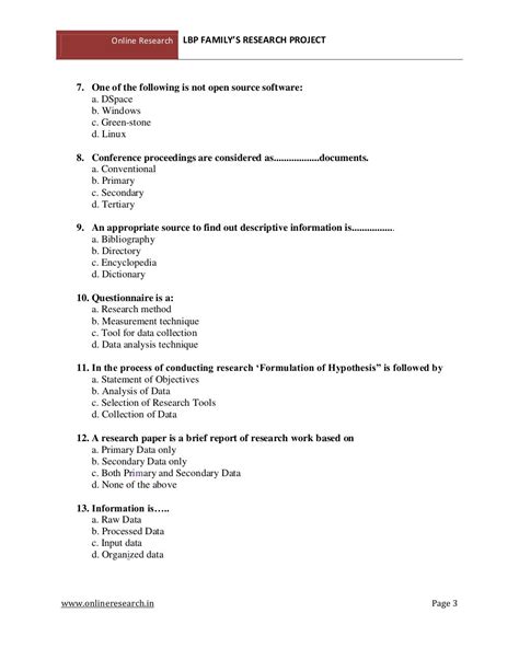 Full Download The Mcq Paper Sample Questions And Answers 