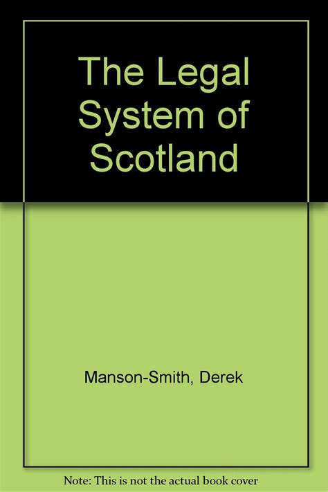 Full Download The Modern Legal System Of Scotland 