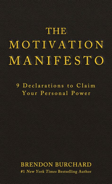 Full Download The Motivation Manifesto Ebook Di Brendon Burchard 