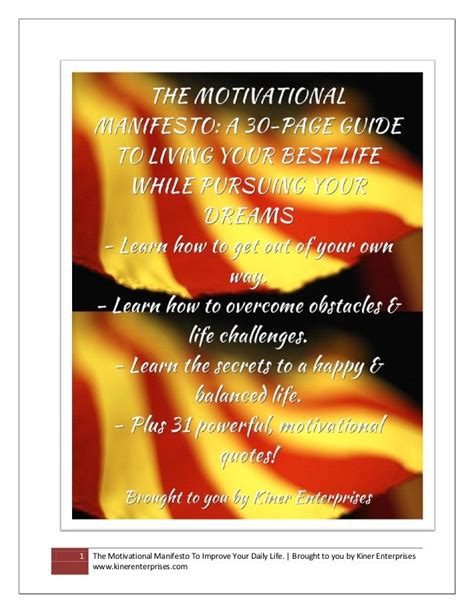 Read The Motivation Manifesto Free Download 