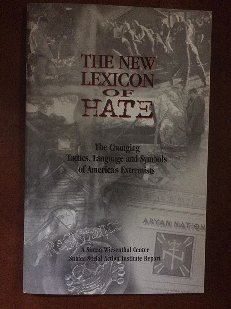 Download The New Lexicon Of Hate The Changing Tactics Language And Symbols Of Americas Extremists 