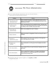 Download The Nixon Administration Guided Reading 
