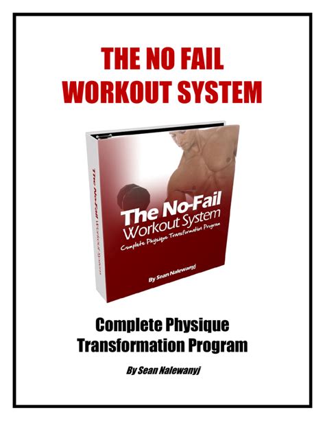 Read Online The No Fail Workout System Btblueprint 