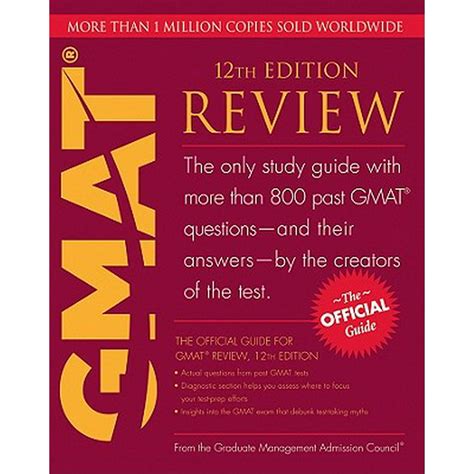 Read The Official Guide For Gmat Review 12Th Edition 