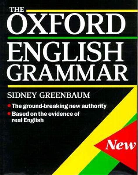 Read Online The Oxford English Grammar By Sidney Greenbaum Pdf 