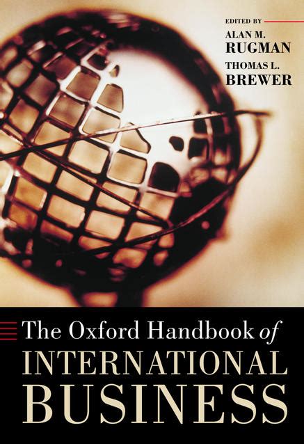 Full Download The Oxford Handbook Of International Business 1St Edition 