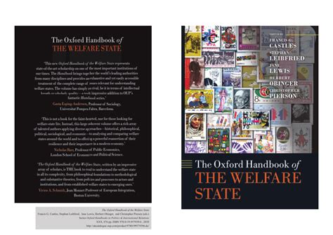 Read The Oxford Handbook Of The Welfare State 