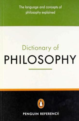 Full Download The Penguin Dictionary Of Philosophy Penguin Reference 