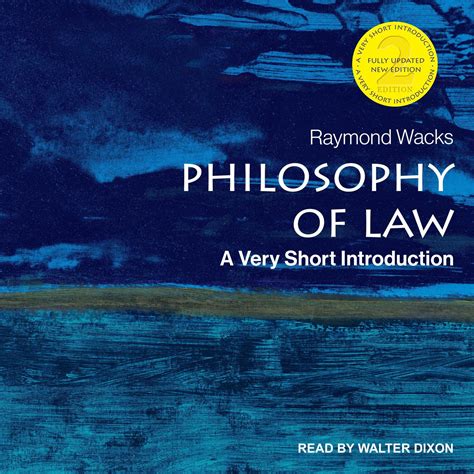 Read Online The Philosophy Of Law A Very Short Introduction Wgsu 