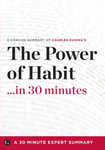 Read Online The Power Of Habit In 30 Minutes Charles Duhigg 