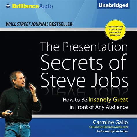 Read The Presentation Secrets Of Steve Jobs How To Be Insanely Great In Front Of Any Audience 