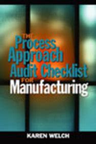 Download The Process Approach Audit Checklist For Manufacturing 