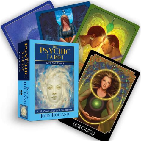 Read Online The Psychic Tarot Oracle Cards A 65 Card Deck Plus Booklet By John Holland 2009 01 01 
