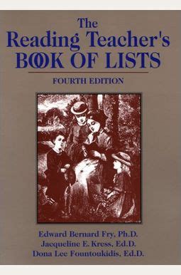 Read The Reading Teacher Book Of Lists 4Th Edition 