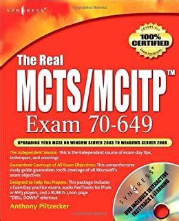 Full Download The Real Mcts Mcitp Exam 70 649 Prep Kit Independent And Complete Self Paced Solutions 