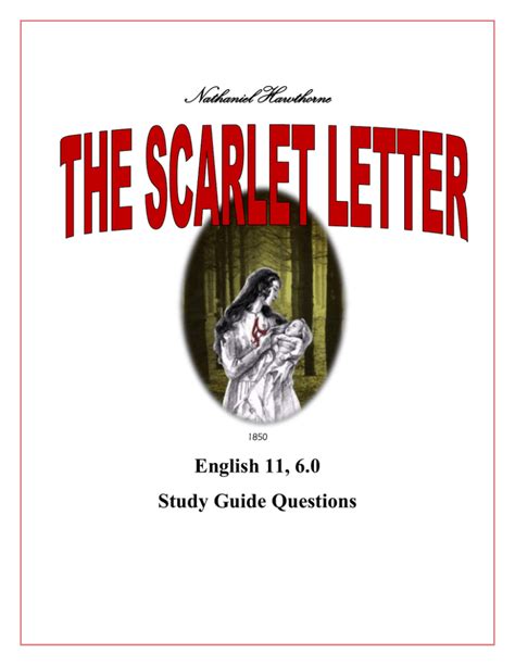 Read The Scarlet Letter Study Guide Answer Key 