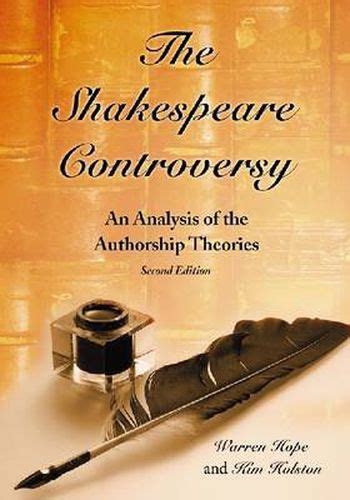 Read The Shakespeare Controversy An Analysis Of The Authorship Theories 2D Ed 