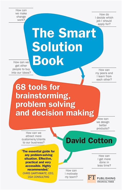 Download The Smart Solution Book 68 Tools For Brainstorming Problem Solving And Decision Making 