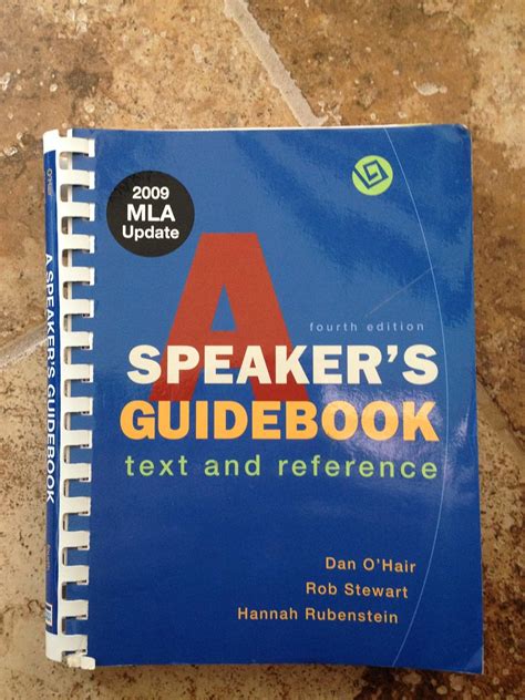 Read Online The Speaker Handbook 8Th Edition 