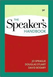 Full Download The Speaker Handbook 9Th Edition 