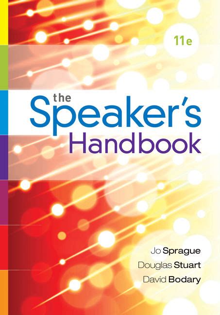Full Download The Speaker Handbook Chapters 