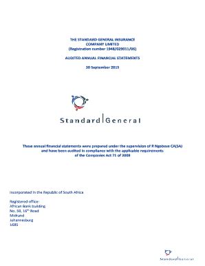 Full Download The Standard General Insurance Company Limited 